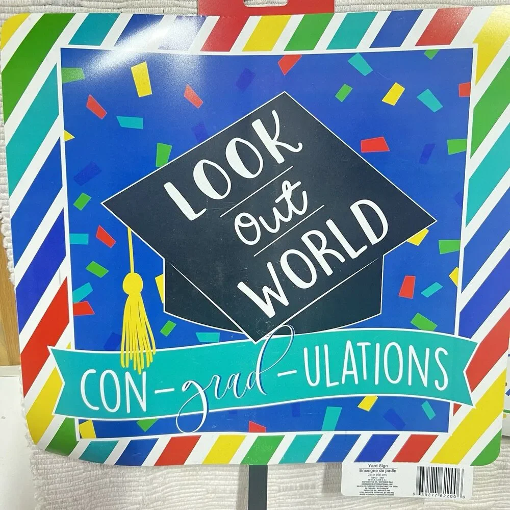 Graduation Celebration!- Party Decor- Gift Bag- Yard Signs! CONGRATS GRADUATES!